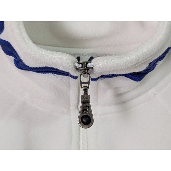 NWT Rare VTG FILA Italian Ski Team Fleece Pullover Womens 14 White Embroidered - Picture 8 of 16